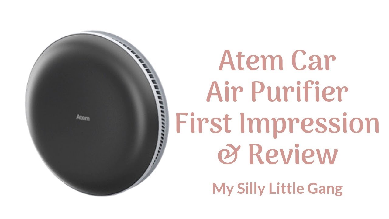 Atem Car Air Purifier First Impression & Review @IQAir #cleanair #IQAir