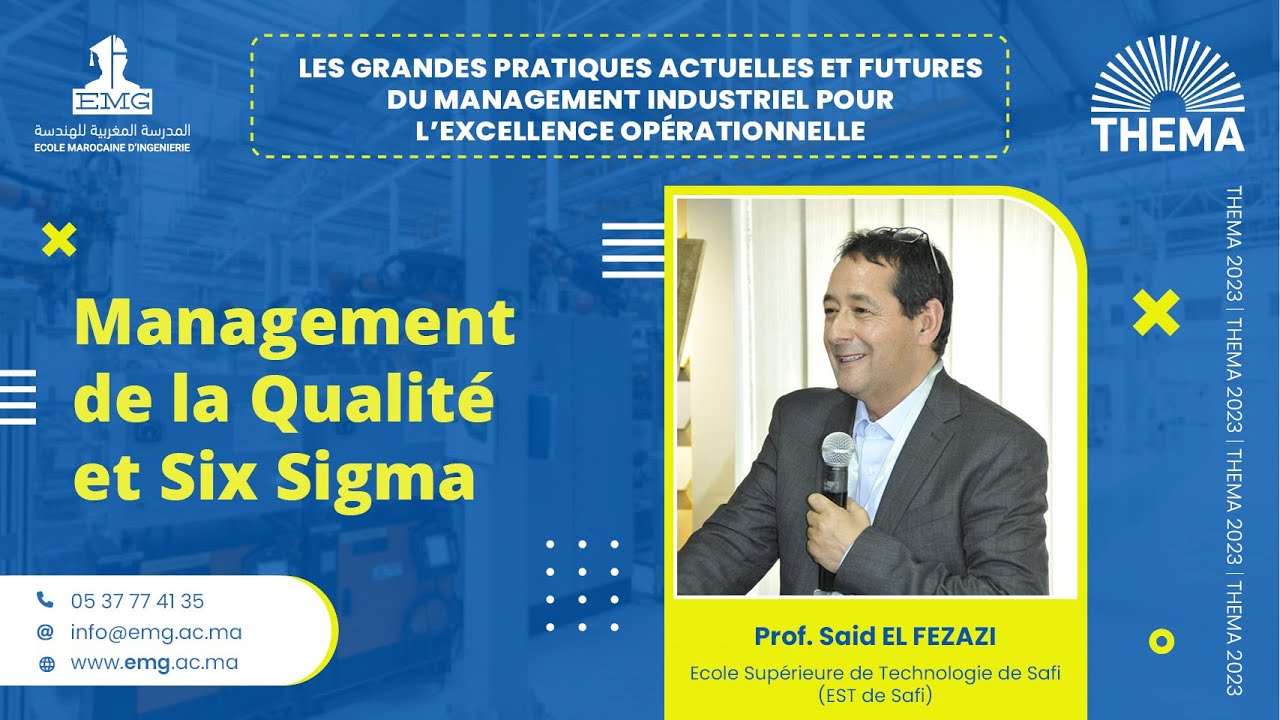 Said El Fezazi - Management de la qualite et six sigma