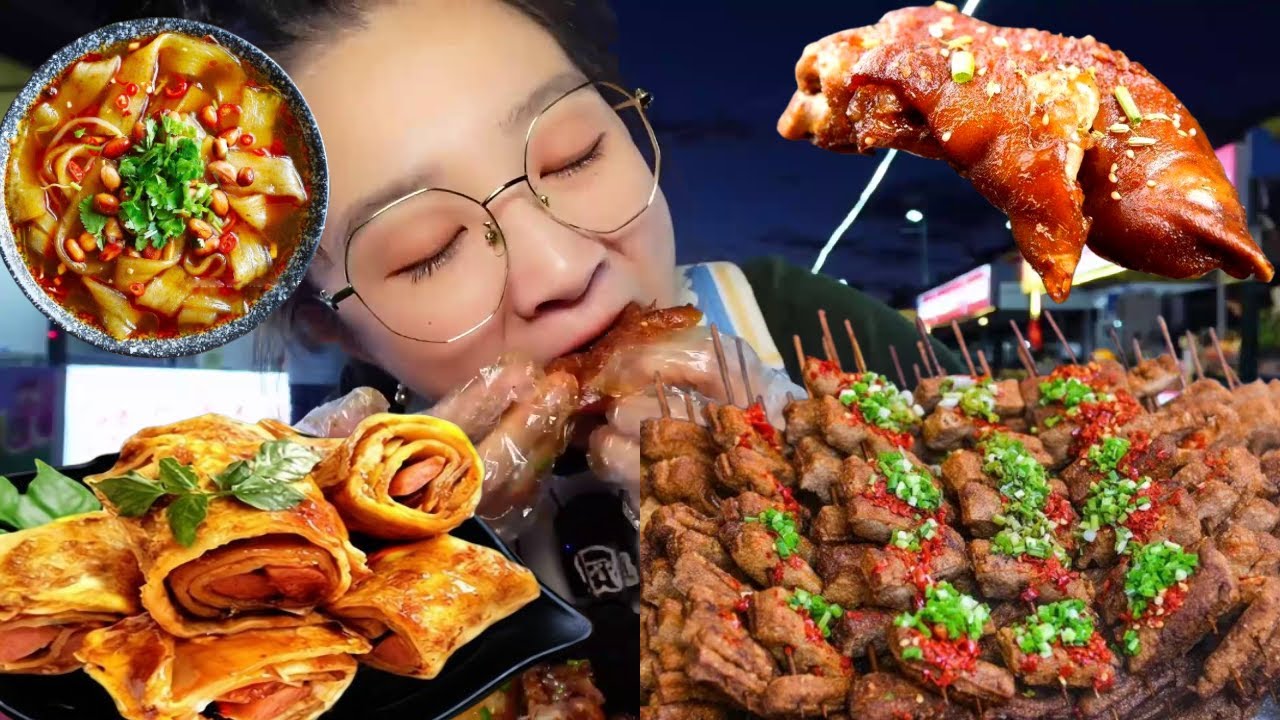【逛吃北京】昌平沙河新晋大夜市！数十种特色小吃扎堆逛吃，卤煮炸鸡锅包肉，根本吃不完超过瘾！【逛吃小猪猪】
