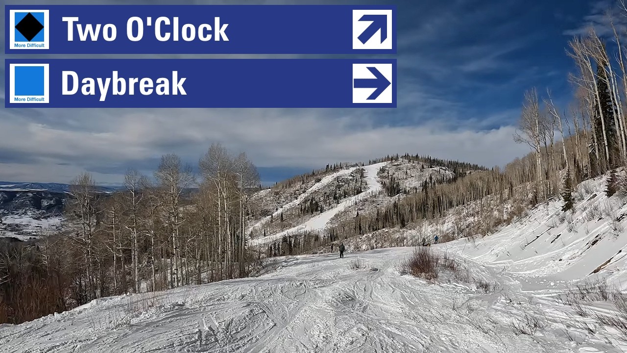 Steamboat, CO - 🟦 Highline to 🟦/◊ Two O'Clock to 🟦 Daybreak (1-3-26) [4K]