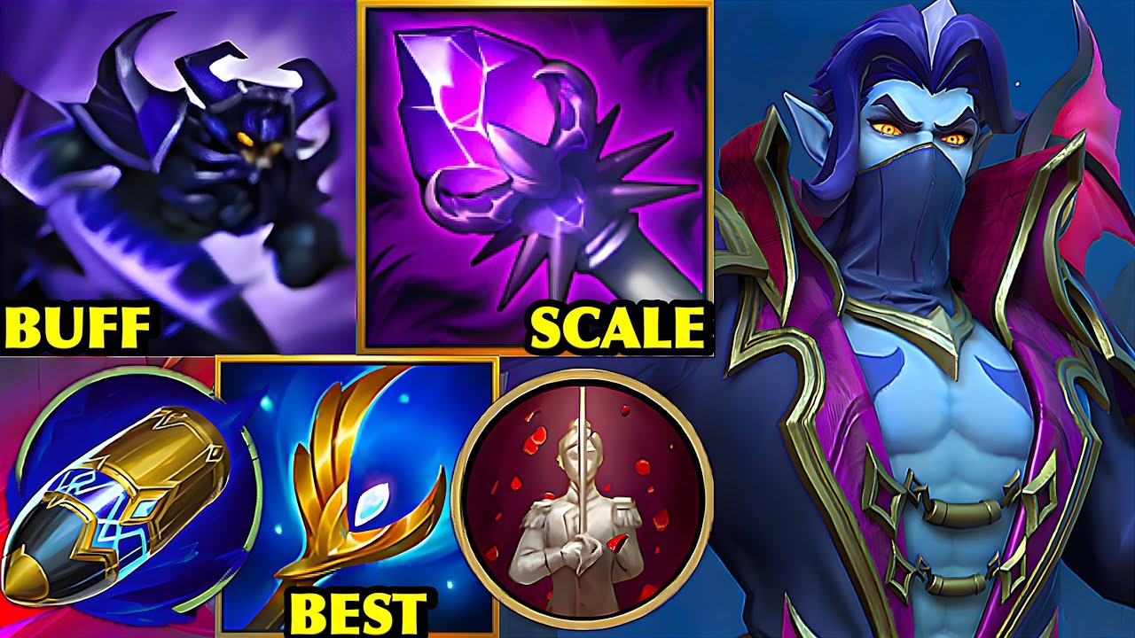 Wild Rift China Kassadin | 18KILL PENTA!? | BUFFED OP | LATE GAME ONE SHOT KASSADIN Build Runes