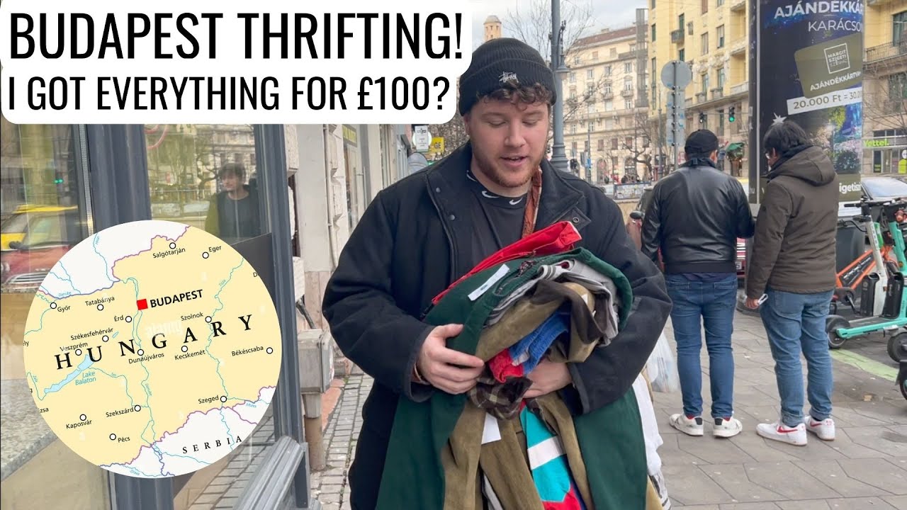 24 Hours Thrifting Vintage Clothing In Budapest!