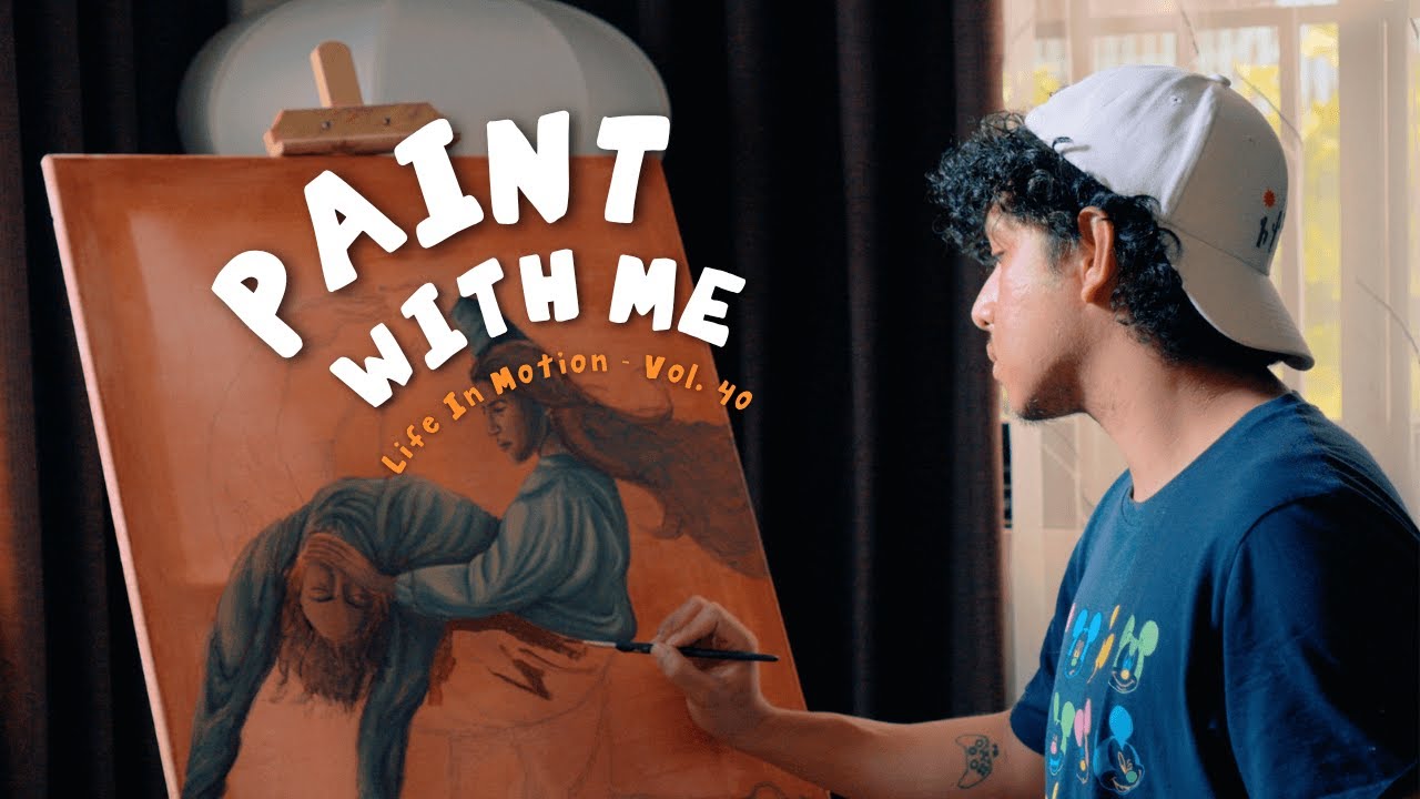 Cozy Days of Painting at Home | Life In Motion - Vol. 40 | Relaxing Silent Vlog | Sony a6700