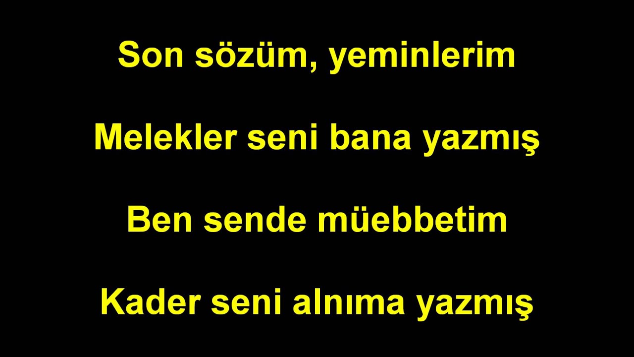 Yusuf Güney Melekler seni bana Yazmis Lyrics