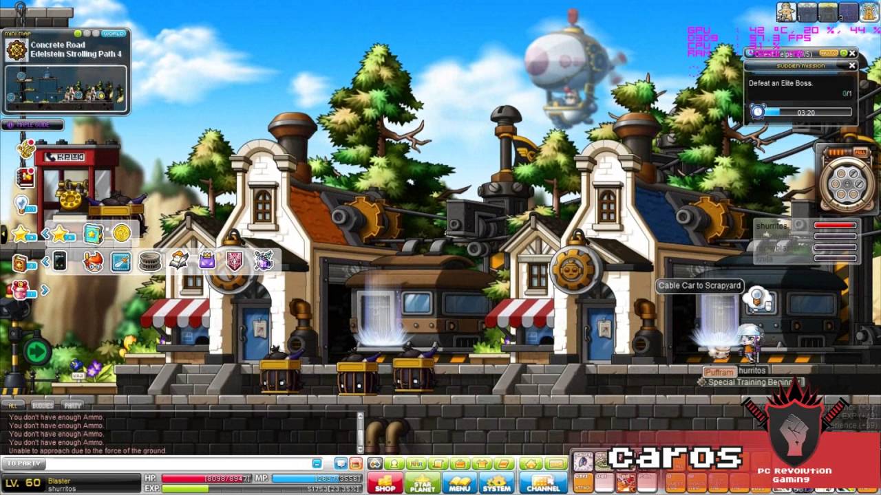 Maplestory Blaster 3rd job advancement