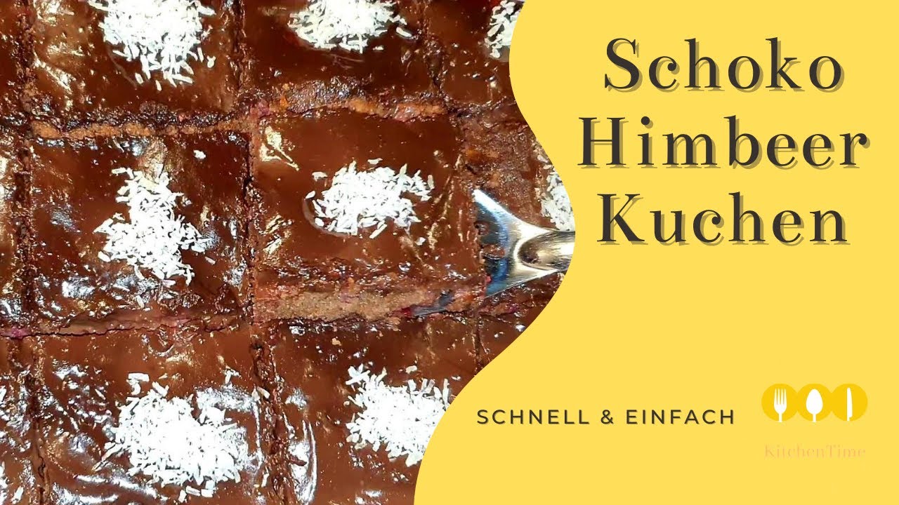 Schoko-Himbeer-Kuchen - SAFTIG & LECKER