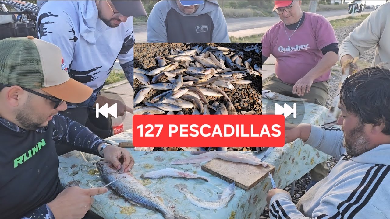TREMENDA PESCA Y COCINA EN BAHIA SAN BLAS.