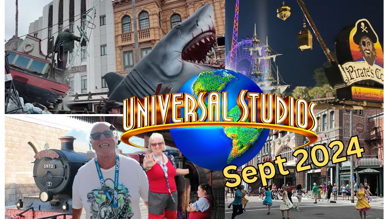Universal Both Parks. Millers Ale House, Icon Park , I Drive Gift Shops, Orlando Sept 2024