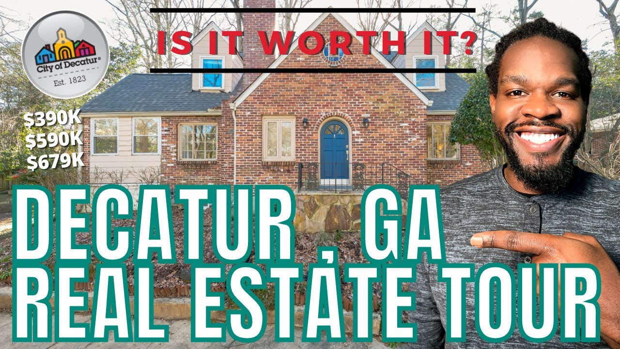 Living in Decatur Georgia Real Estate VLOG Tour Homes for Sale