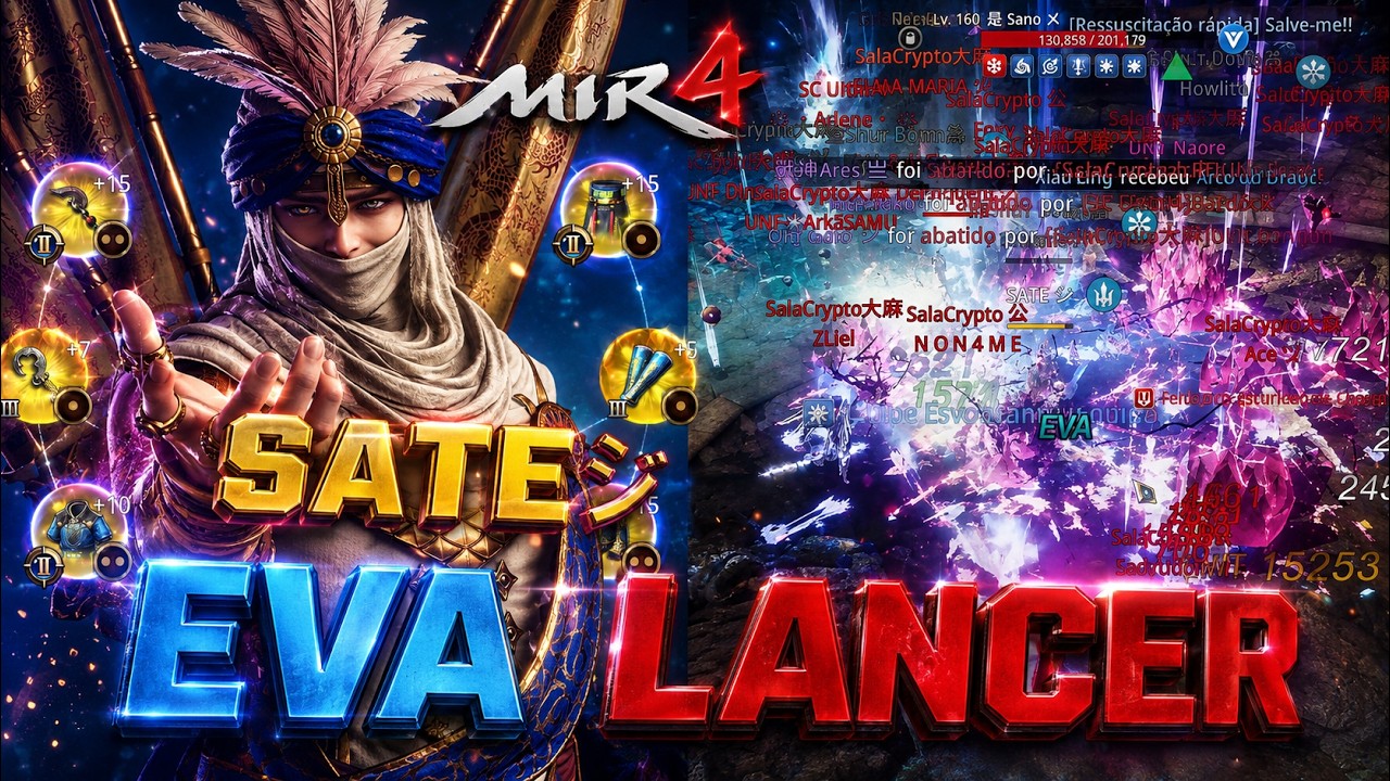 EVA BUILD LANCER | S.A22 WB Contest | Shuт Down PT VS SalaCrypto PT | SATE POV | Mir4