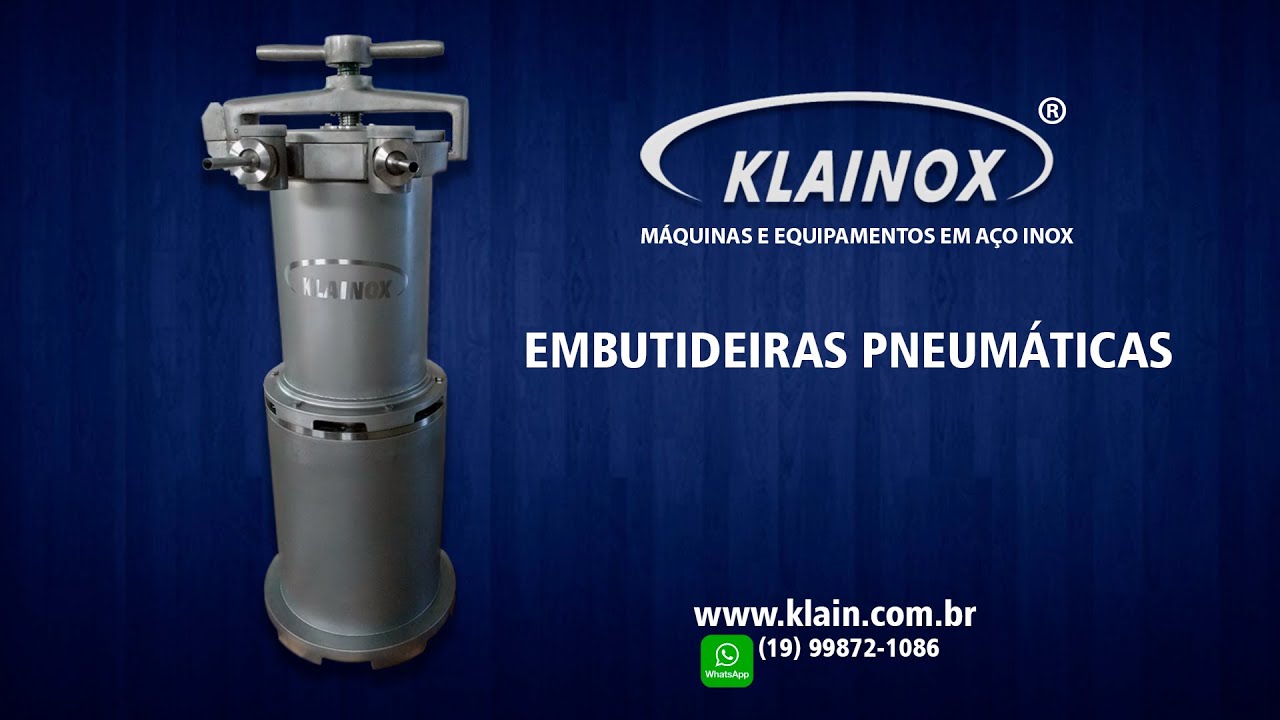 Embutideira Pneum&aacute;tica -  KLAINOX