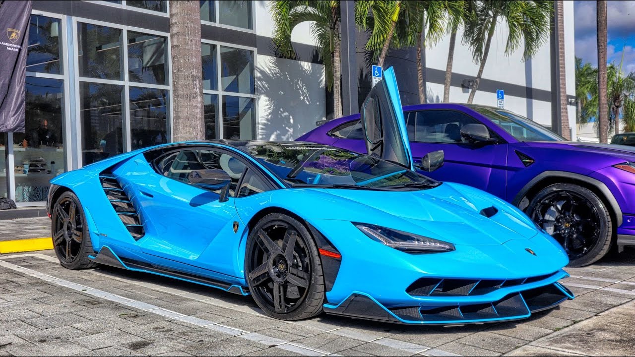 BULL RUN 2025   LAMBO MADNESS! Centenario, Revuelto, STO – ACCELERATING From Lamborghini Miami