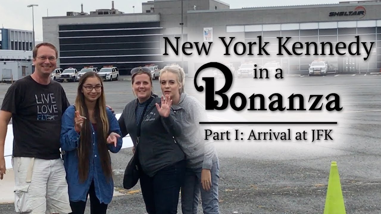 New York JFK in a Bonanza   Arrival