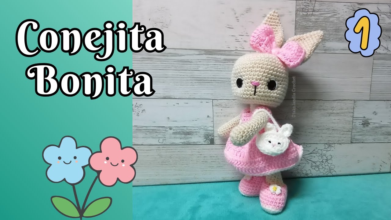 Conejita Bonita 💖 La más coqueta de Internet 🐰 Paso a Paso en Crochet - PARTE 1
