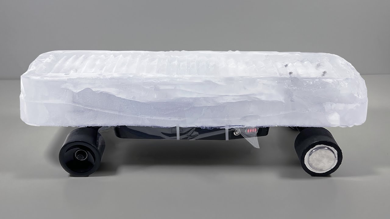 I Built an Ice Electric Skateboard!
