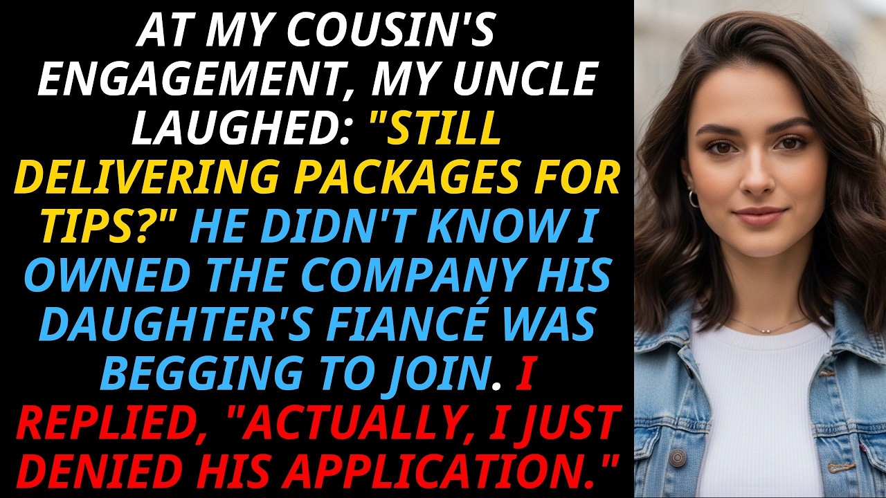 Uncle Mocked Me “Still Delivering Packages?”—I Replied “I Just Denied Your Future Son-In-Law’s Job”