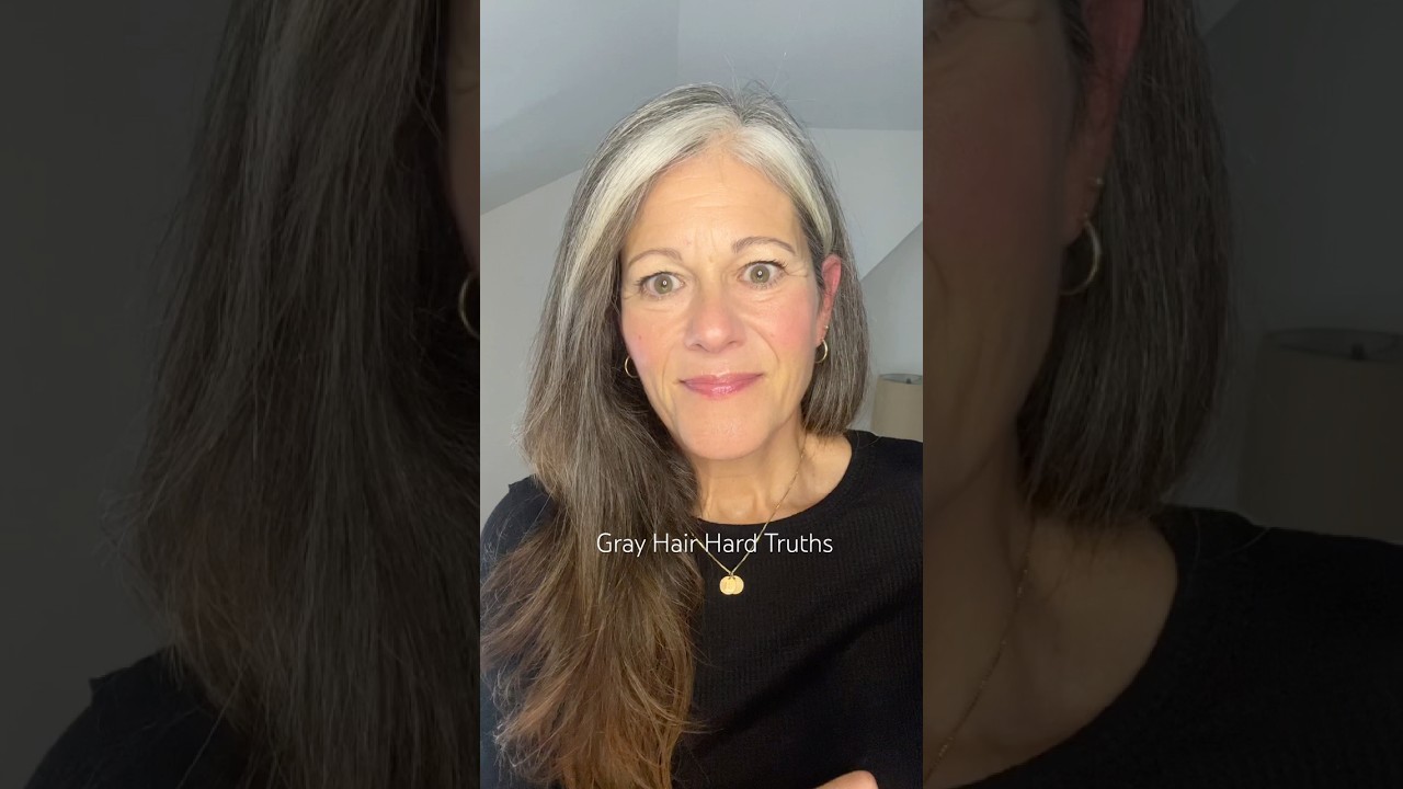 What&rsquo;s Hard About Gray Hair  #grayhair #haircolor #womenover50 #aginggracefully