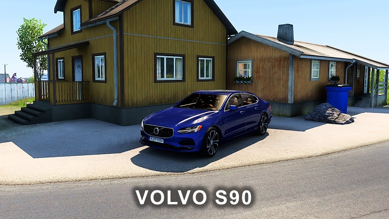Driving a Volvo S90 - Car Mod - Euro Truck Simulator 2 - Vr 1.47.x  #ets2