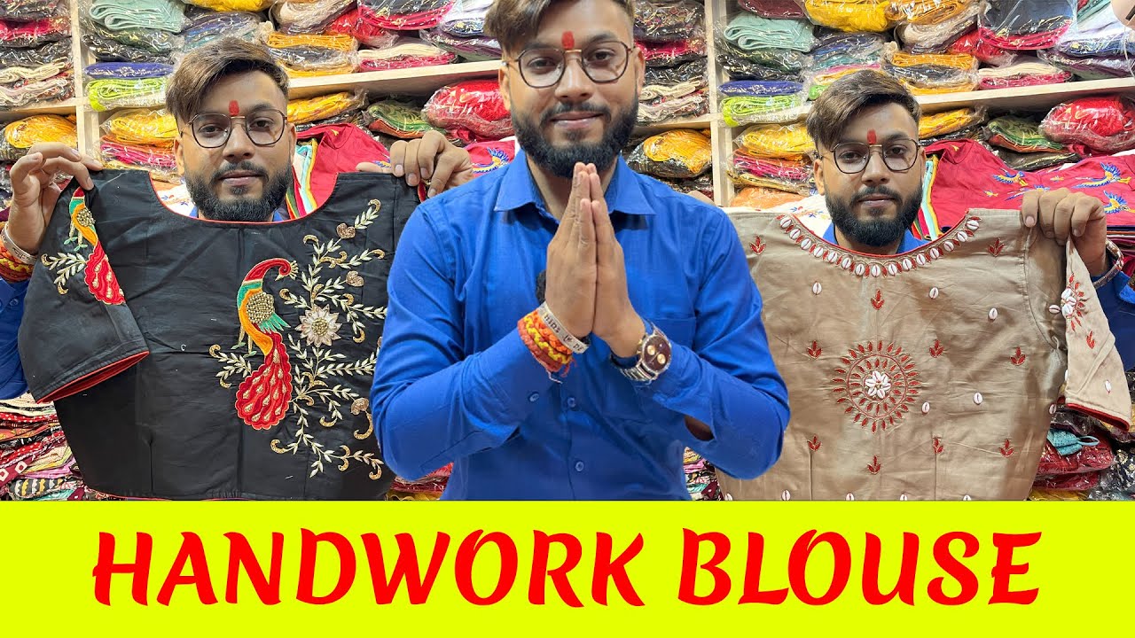 handwork blouse by bajrangi blouses