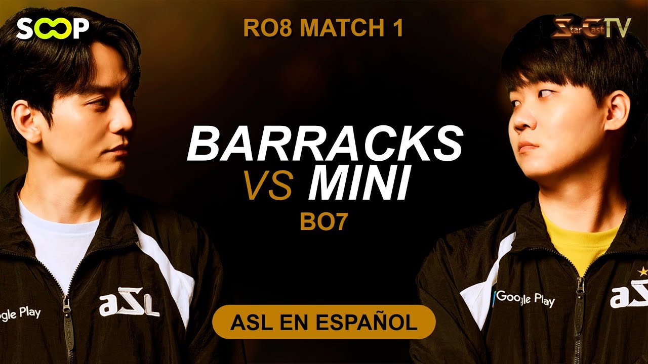 [ESP] ASL S20 Cuartos de Final 1 (Barrakcs vs Mini) - ASL Español (StarCastTV Español)
