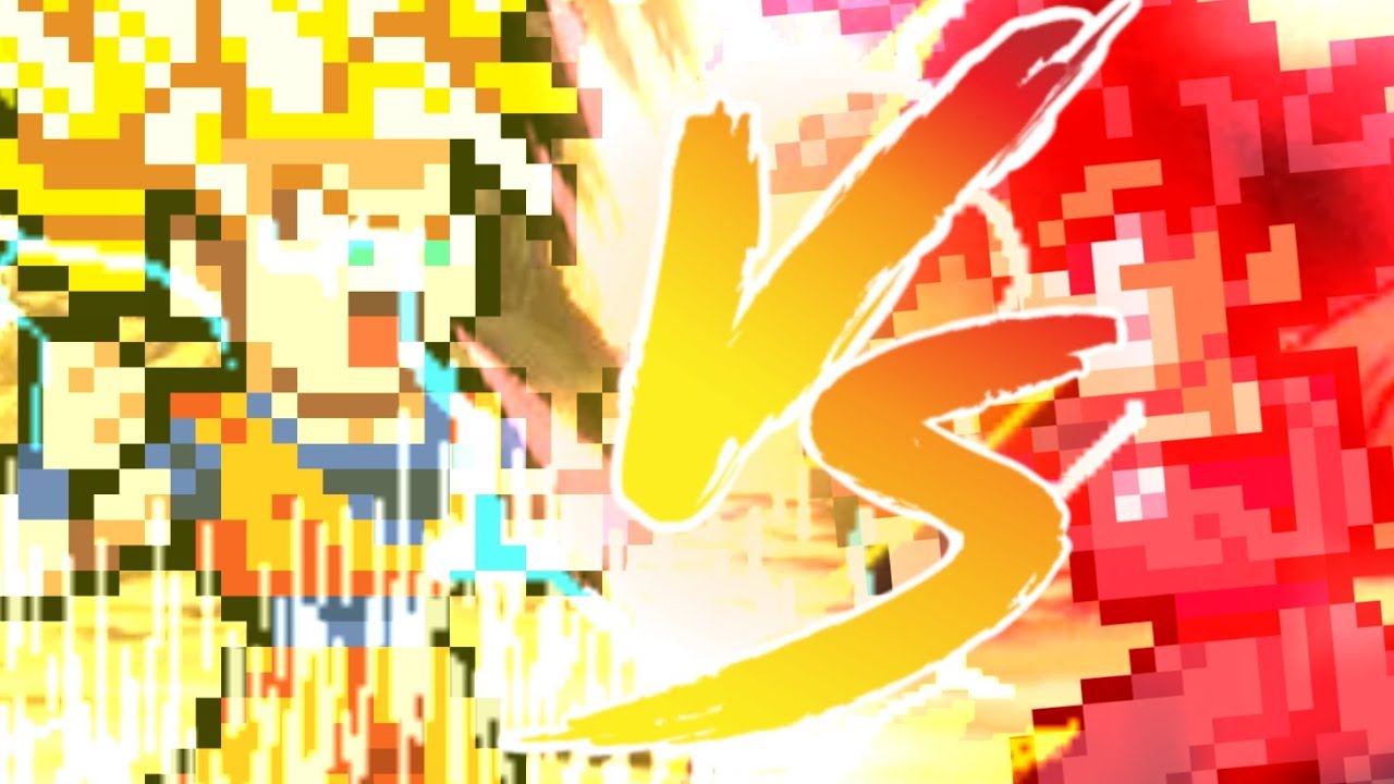 Goku VS Evil Goku (Sprite animation)