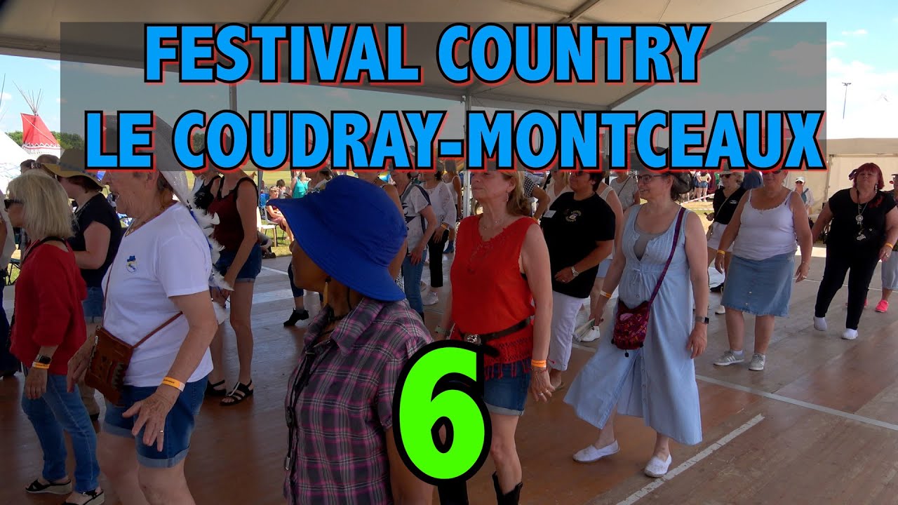 Festival country au Coudray-Montceaux, côté bal en UHD, (6), 16e Édition, samedi 28 juin 2025