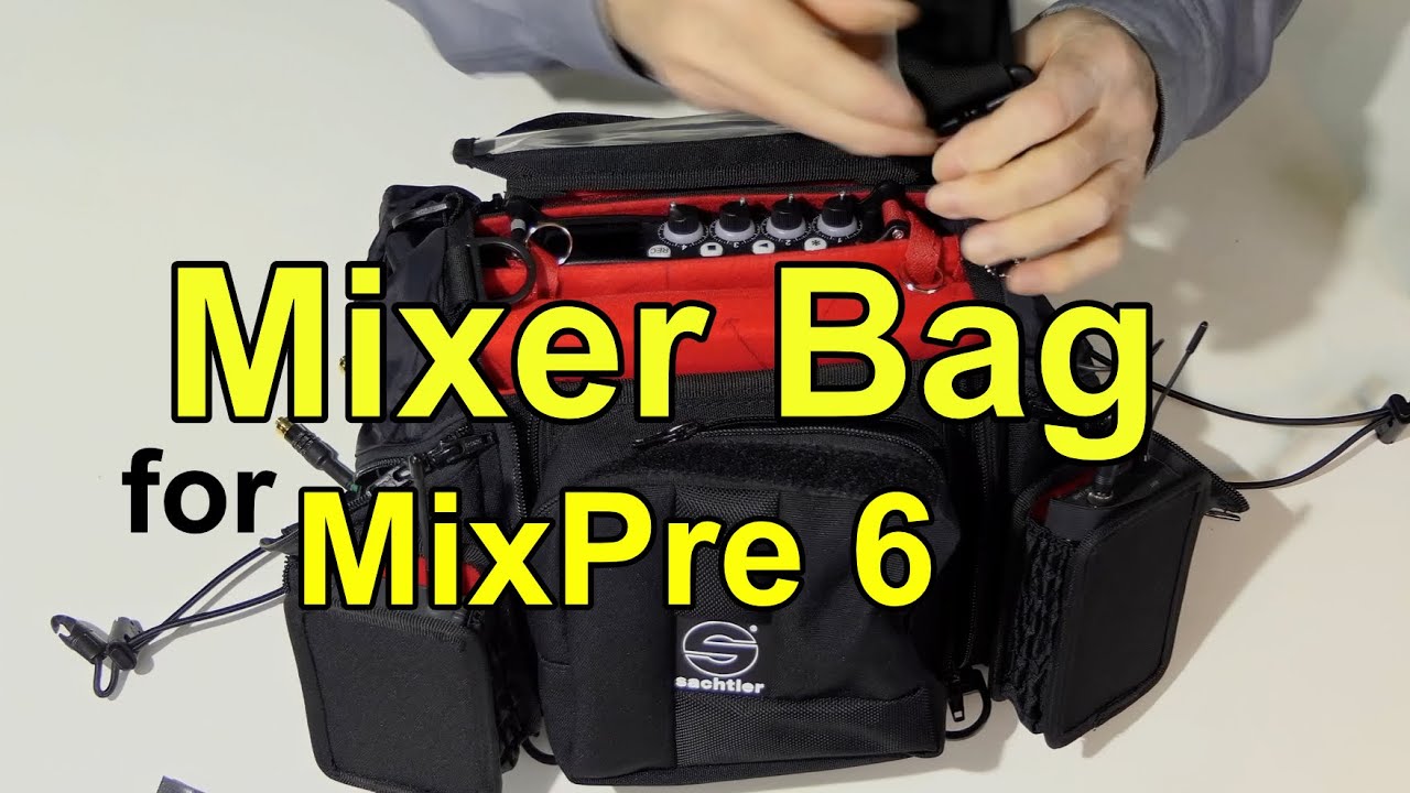 Sachtler Mixer Bag for MixPre 6 (or 3) and similar small mixer/recorders