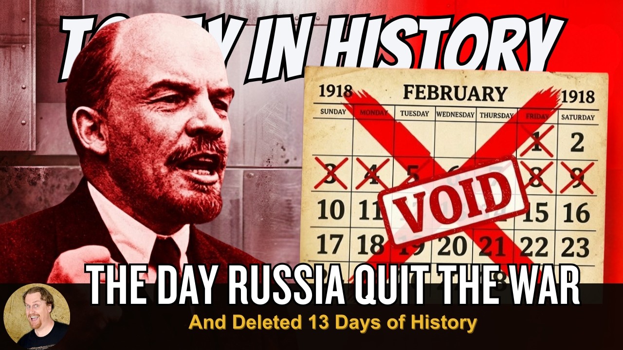 Russia Quit WW1 & Lost 13 Days | Today in History (1918)