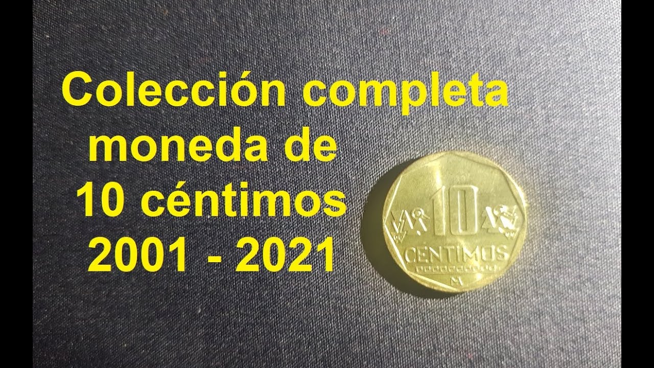 Colección completa moneda de 10 céntimos desde 2001 al 2021 - Segunda Parte