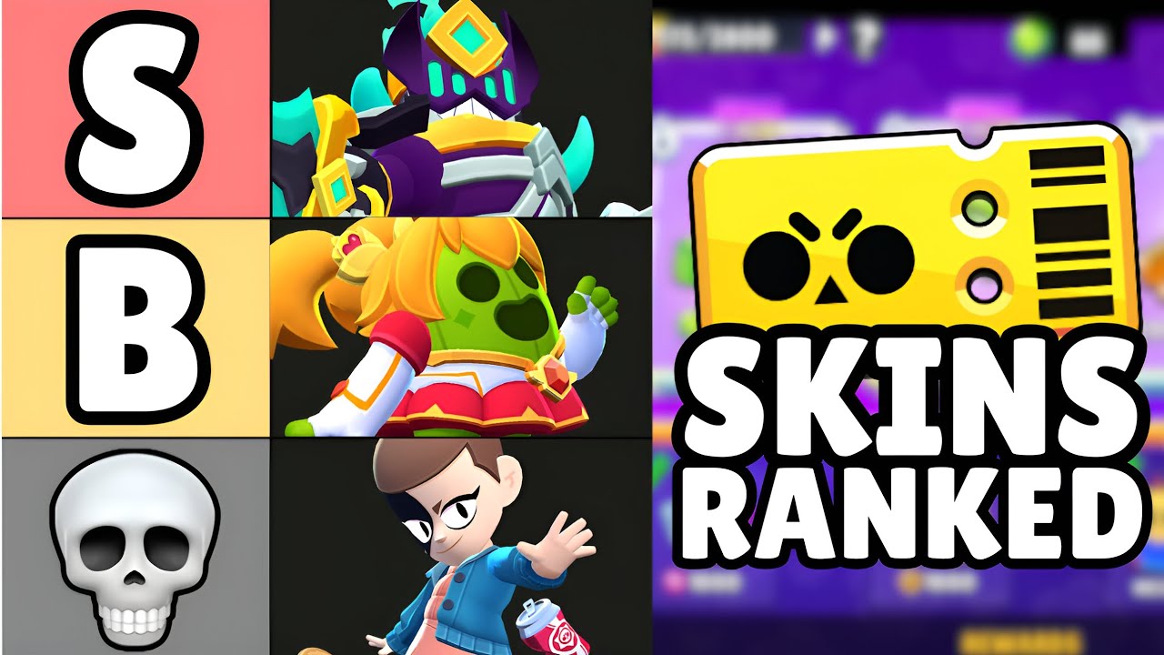 Рейтинг ВСЕХ скинов из Brawl Pass за всю историю Brawl Stars.
