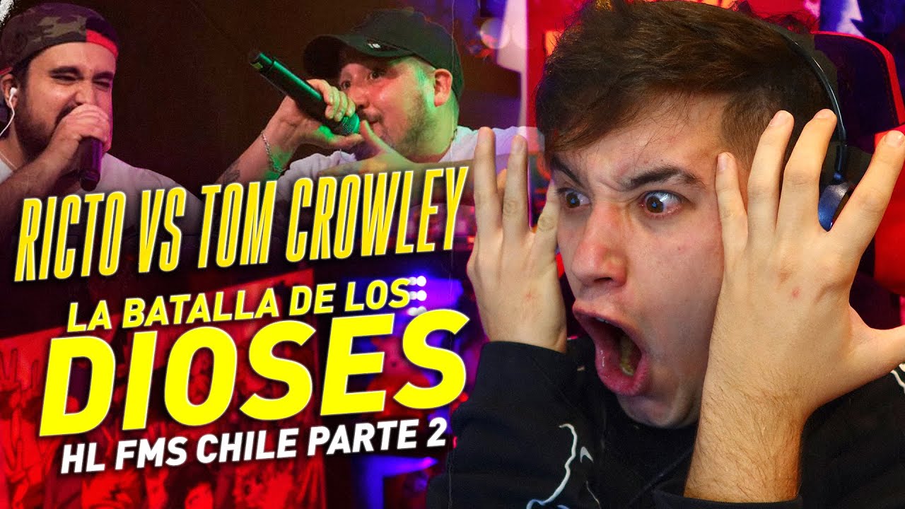 RICTO Y TOM CROWLEY, LA BATALLA DE LOS DIOSES. LAS MEJORES RIMAS DE FMS CHILE J03 PARTE 2