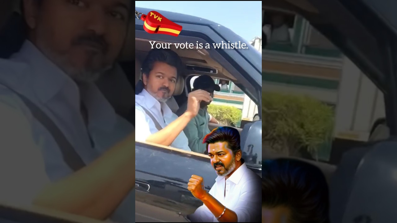 #Your vote is for the #whistle #symbol. TVK