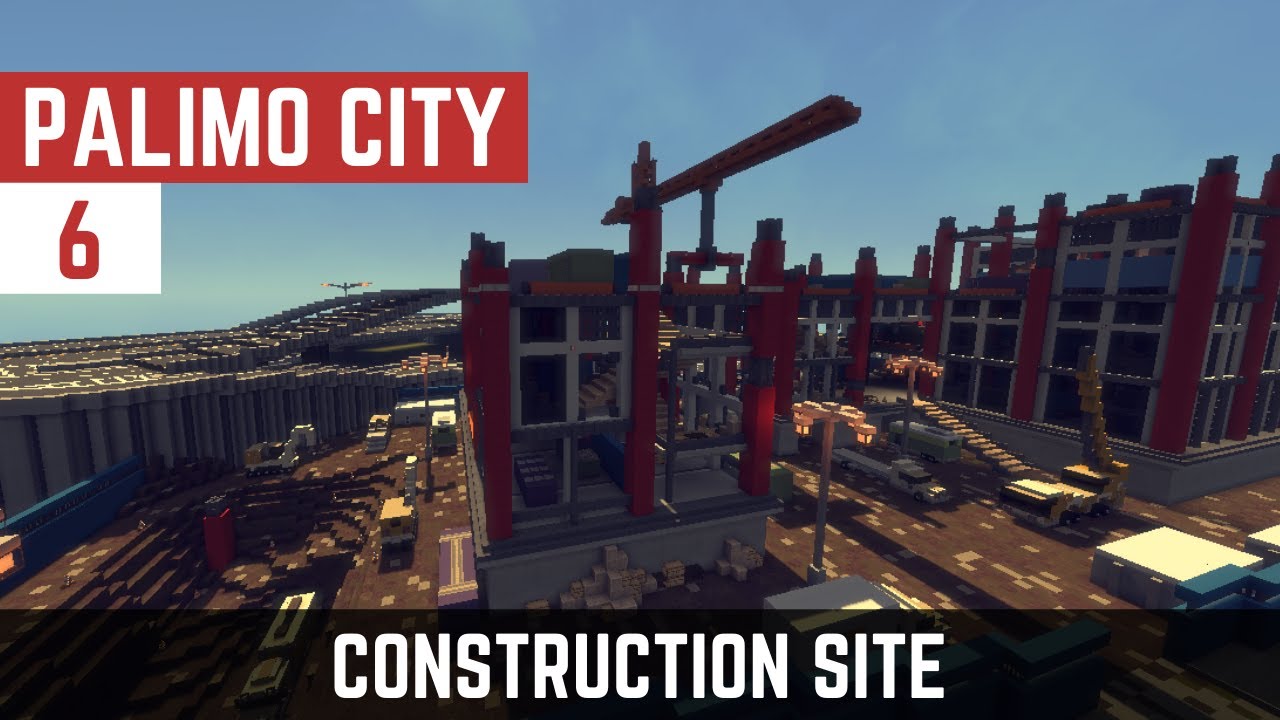 Minecraft Let’s Build A City Timelapse – E6 – Construction Site – Berkley