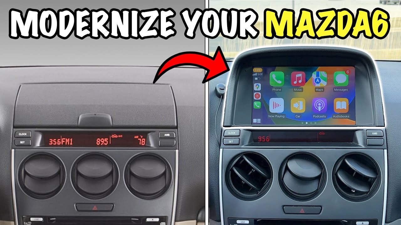 Добавьте Wireless CarPlay и Android Auto в MAZDA6