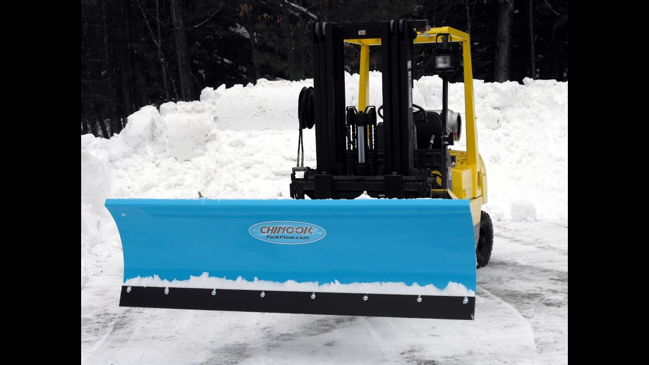 What Else Can You Do With A Fork Truck - Heard Of Plowing Snow?