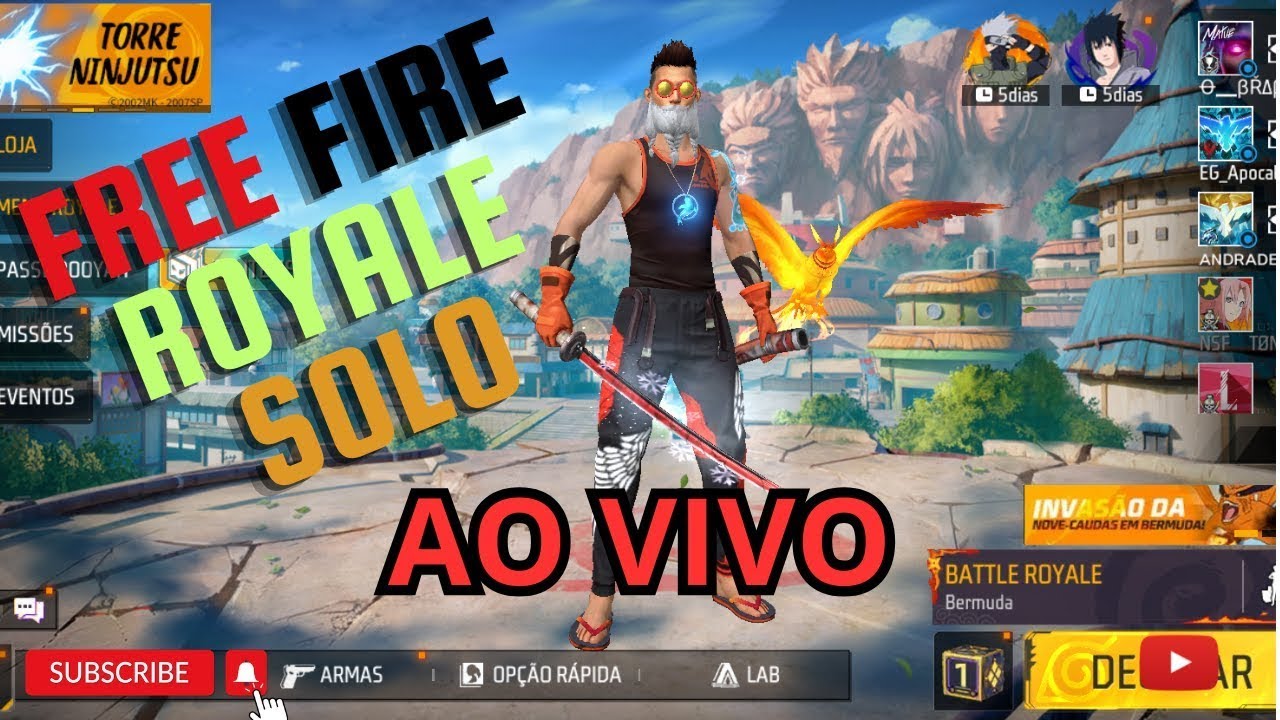 🔴FREEFIRE  | AO VIVO