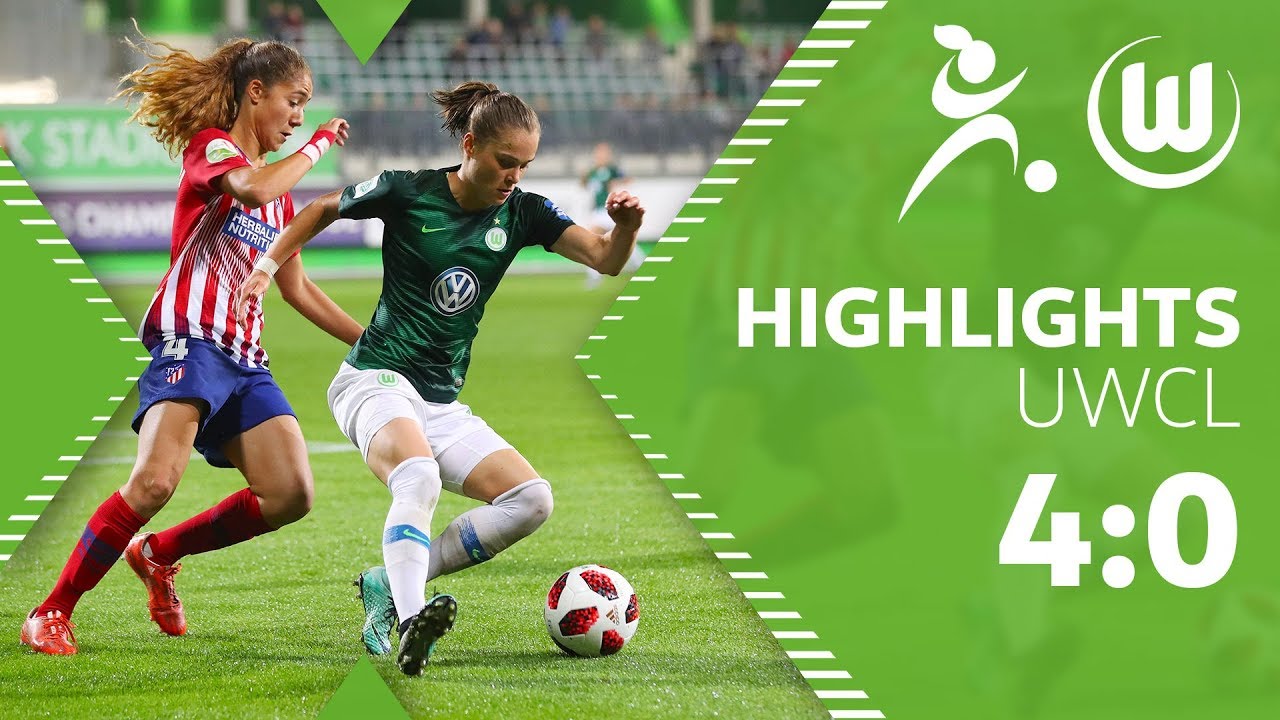 VfL Wolfsburg Frauen - Atletico Madrid 4:0 | Highlights | UEFA Women's Champions League