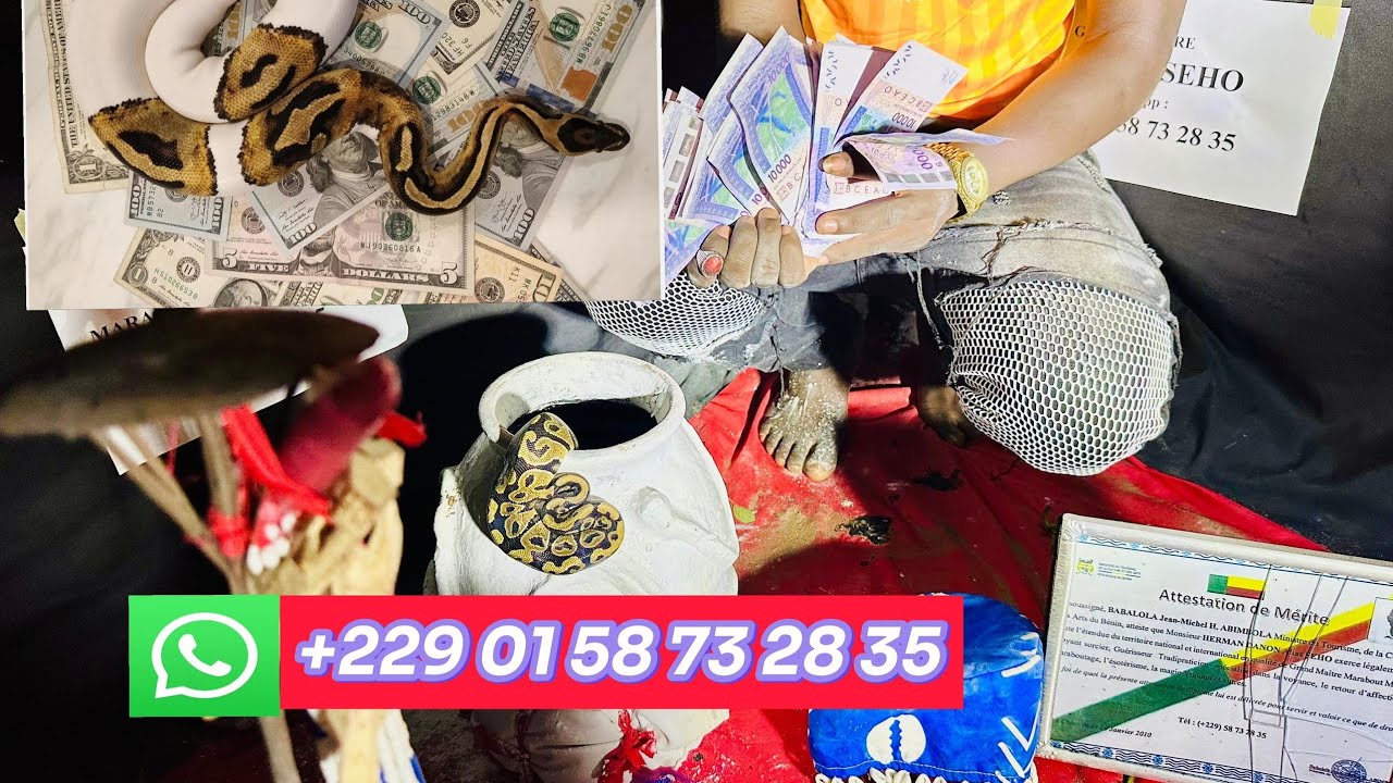 Le pacte de richesse avec le Serpent Python : Bague magique