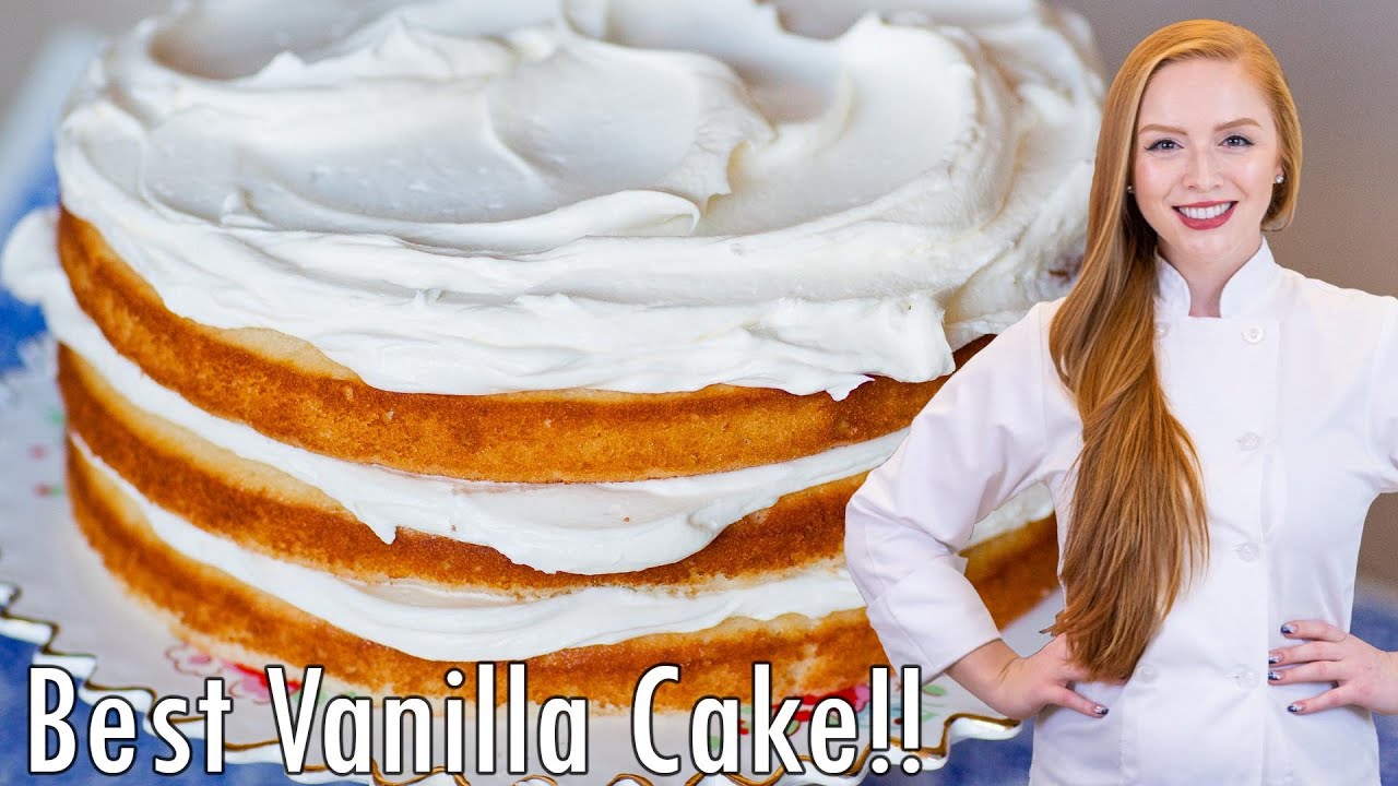 The BEST Vanilla Cake Recipe! Perfect for Cakes & Cupcakes