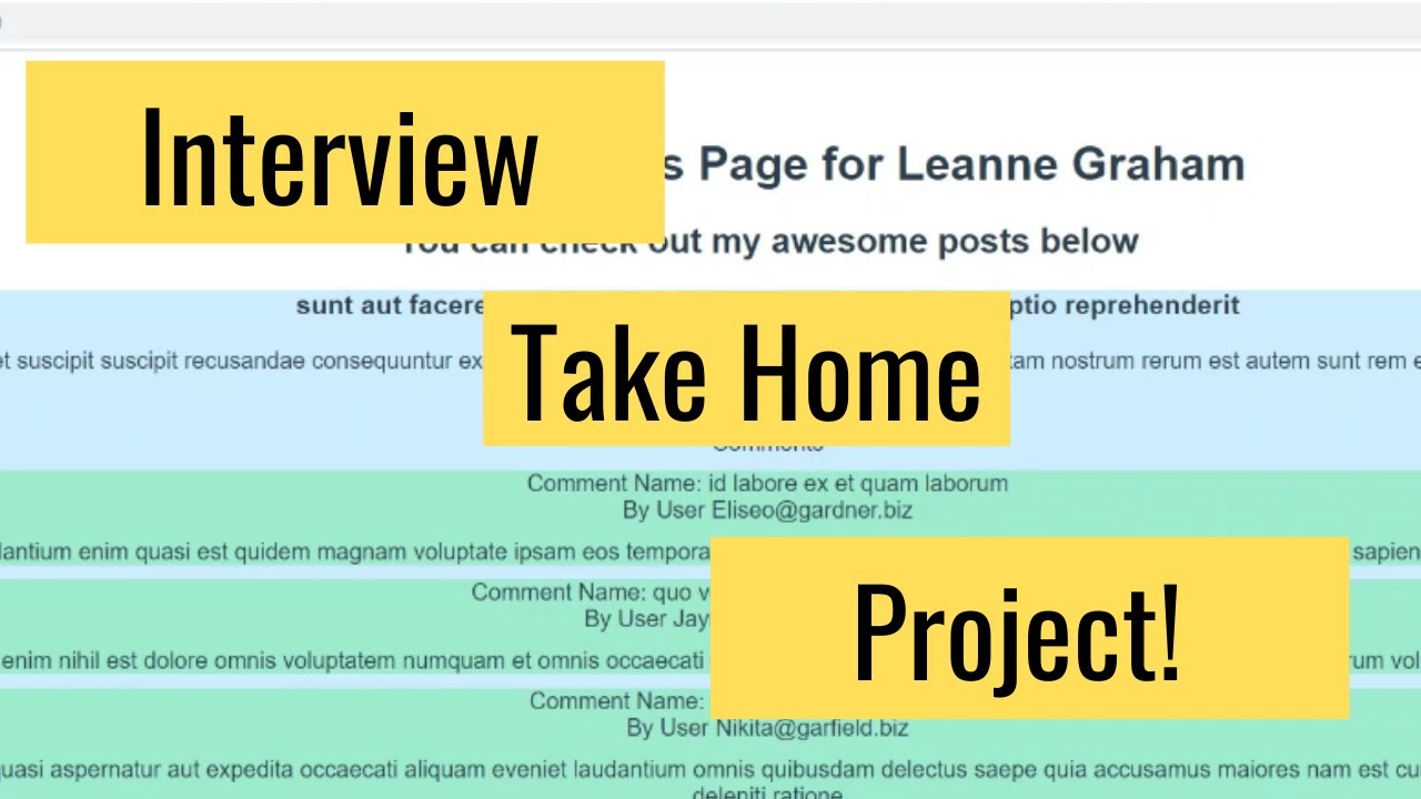 Interview take home project Vue