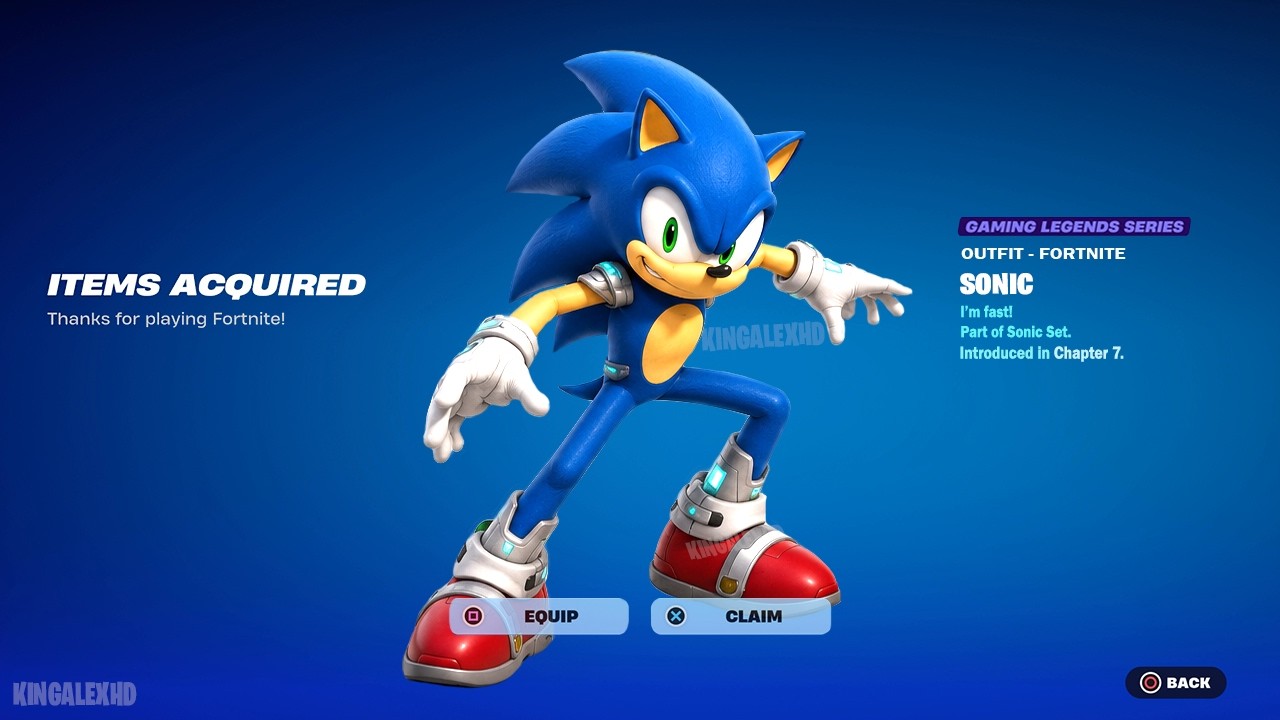 Как получить бесплатный набор скинов Sonic the Hedgehog в Fortnite (разблокирован стиль LEGO Soni...