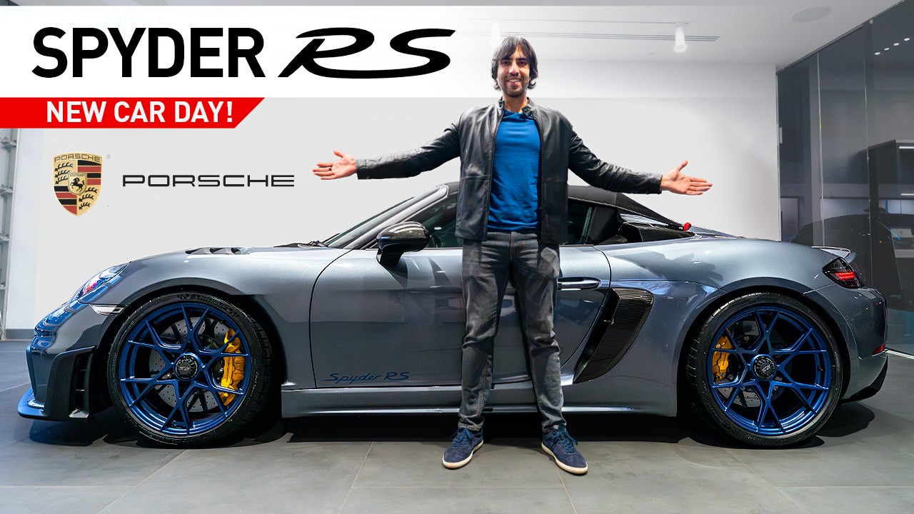 Finally Collecting My 718 Spyder RS!! Porsche GT Birthday Present!