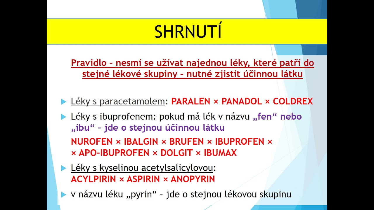 CHV11: Bolest a léky na její potlačení
