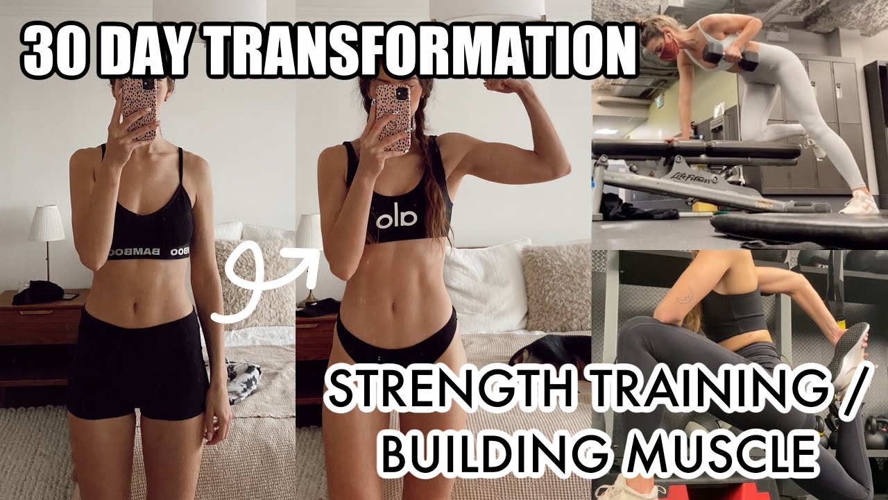 30 day fitness / body transformation | strength training, building muscle