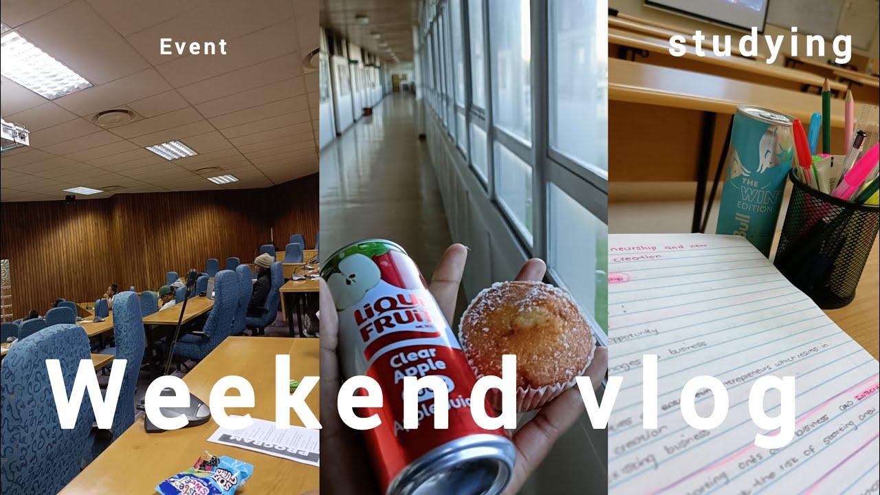 Weekend vlog:Uni Students, Exam prep, Event and yapping