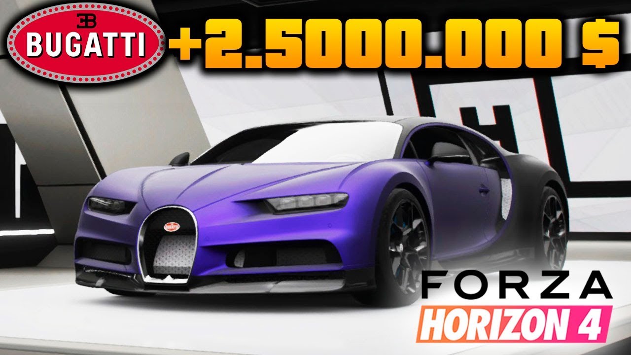 Me gasto +2.500.000 $ en este BUGATTI CHIRON! | Forza Horizon 4 | BraxXter