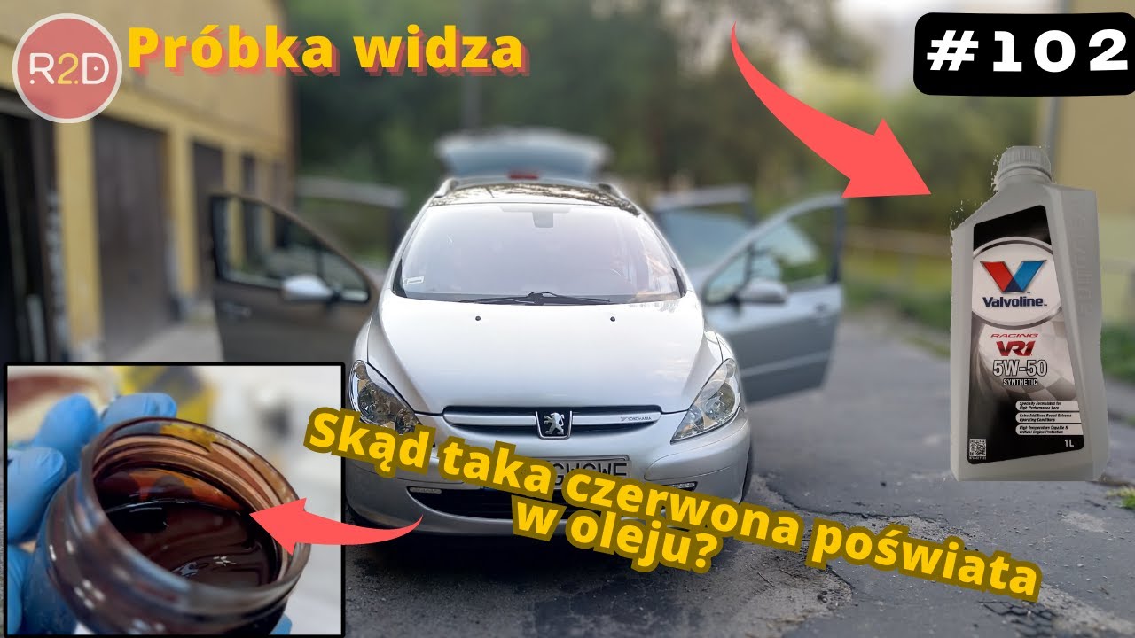 Olej silnikowy po 7000 km - druga obserwacja, Peugeot 307, Valvoline 5W50 #102