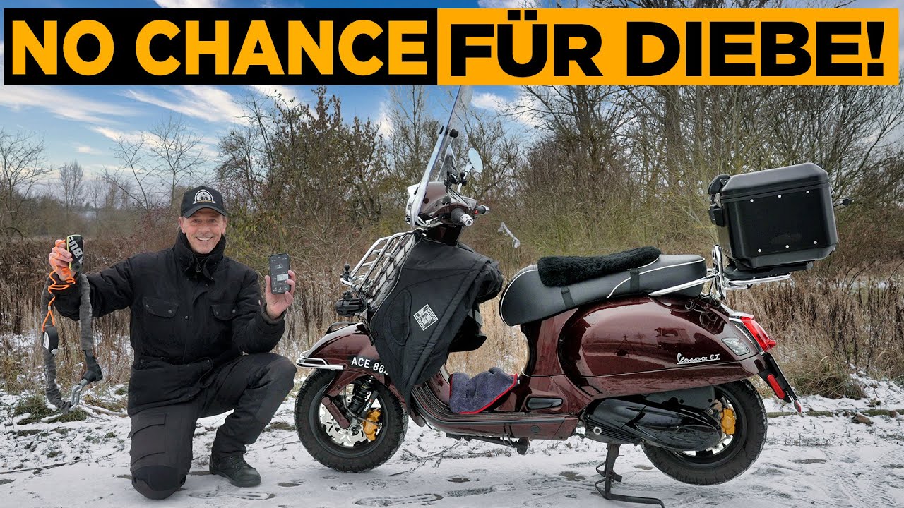 TIPPS - So schützt du deine Vespa vor Diebstahl! SIZZAPP GPS Tracker