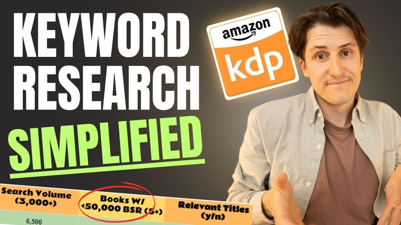 Step-By-Step Keyword Research For Amazon KDP (The Gold is Right In Front of You...)