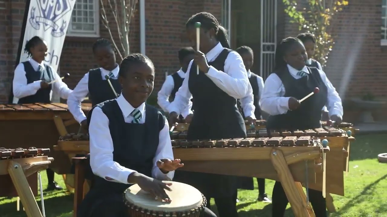 Potchefstroom Girls High School Marimba Band plays Waka Waka